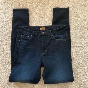 MOTHER High Rise Women Jeans - Dark Blue